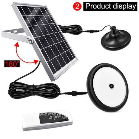 Smart Induction 2 in 1 112LEDs Solar Light Indoor and Outdoor Garden Garage LED Lamp - LYDARZ
