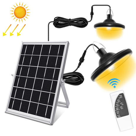 Smart Induction 2 in 1 112LEDs Solar Light Indoor and Outdoor Garden Garage LED Lamp - LYDARZ