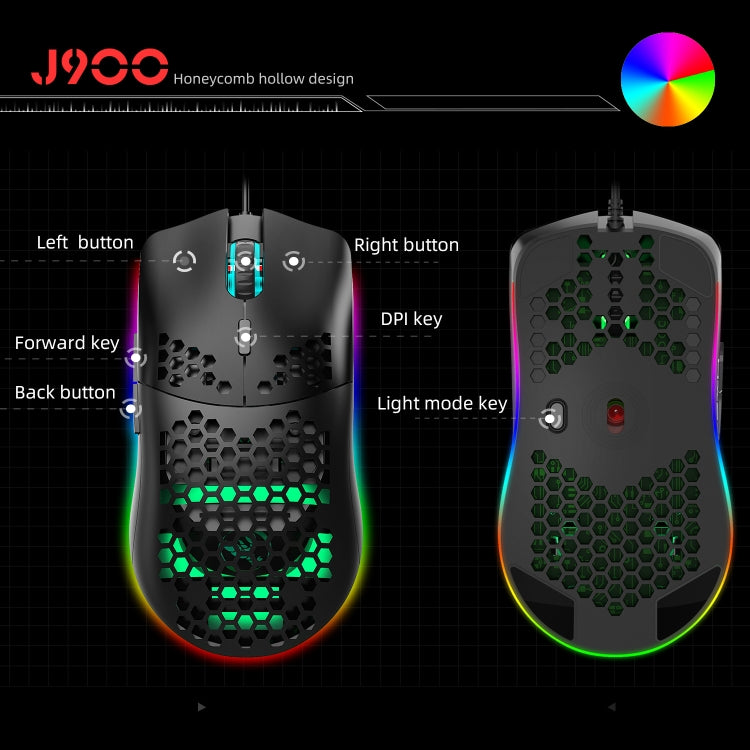 HXSJ P6+V100+J900 Keyboard Mouse Converter + One-handed Keyboard + Gaming Mouse Set - LYDARZ