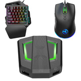 HXSJ P6+V100+A883 Keyboard Mouse Converter + One-handed Keyboard + Gaming Mouse Set - LYDARZ