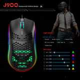 HXSJ Gaming Keyboard and Mouse Set - V100 One-Handed Keyboard, A883 Gaming Mouse, and Converter Combo