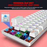 HXSJ L800 61 Keys Bluetooth 5.0 / 2.4G Wireless / Type-C Wired Three Modes Mechanical Keyboard