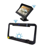 PZ620-W Car 4.3-inch Digital USA Frame Solar Wireless Reversing Image, PZ620-W