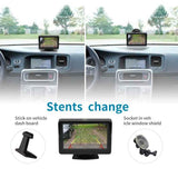 PZ620-W Car 4.3-inch Digital USA Frame Solar Wireless Reversing Image, PZ620-W