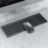 Three-mode Bluetooth Keyboard Mouse Set - 109 Wireless Bluetooth Keyboard Mouse Set