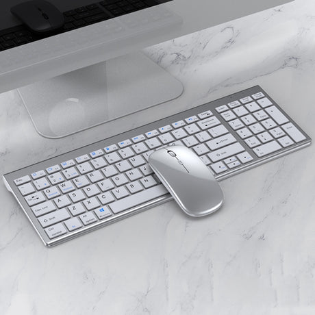 109 Three-mode Wireless Bluetooth Keyboard Mouse Set, Three-mode Keyboard Mouse Set - LYDARZ
