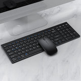 Three-mode Bluetooth Keyboard Mouse Set - 109 Wireless Bluetooth Keyboard Mouse Set