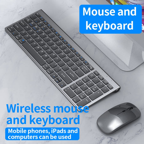 109 Three-mode Wireless Bluetooth Keyboard Mouse Set, Three-mode Keyboard Mouse Set - LYDARZ