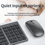 Three-mode Bluetooth Keyboard Mouse Set - 109 Wireless Bluetooth Keyboard Mouse Set