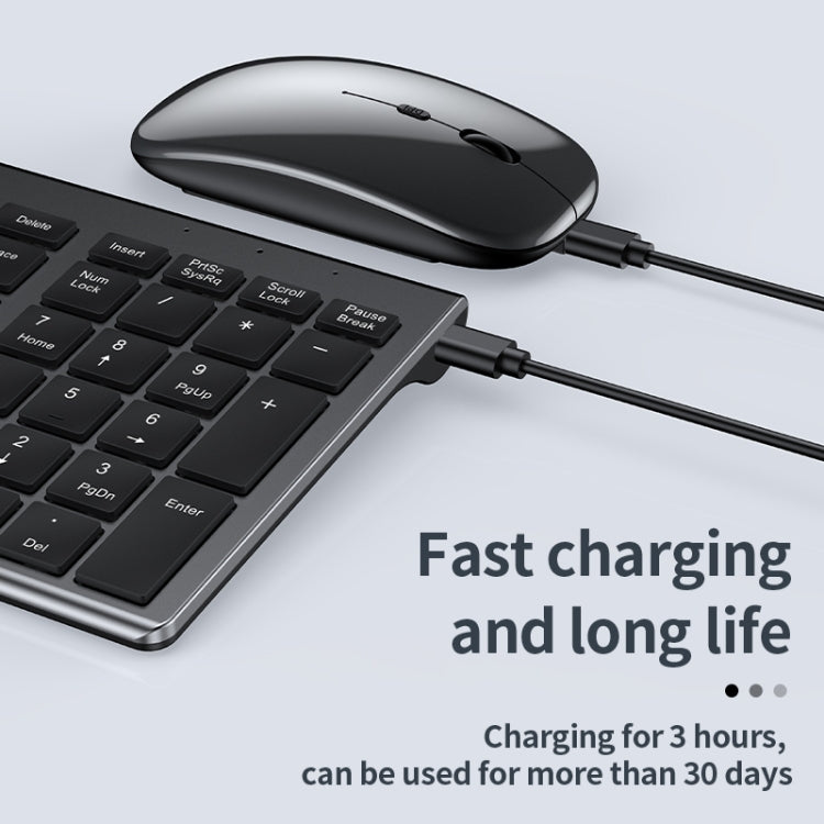 Three-mode Bluetooth Keyboard Mouse Set - 109 Wireless Bluetooth Keyboard Mouse Set