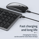 109 Three-mode Wireless Bluetooth Keyboard Mouse Set, Three-mode Keyboard Mouse Set - LYDARZ
