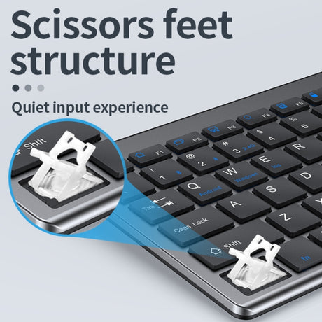 109 Three-mode Wireless Bluetooth Keyboard Mouse Set, Three-mode Keyboard Mouse Set - LYDARZ