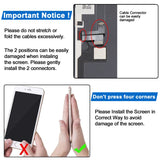 JK Inell iPhone LCD Screen Replacement for XS Max, 11 Pro, 11 Pro Max, 12, 12 Pro