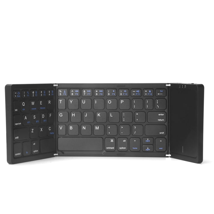 Teclado Bluetooth plegable B089T con panel táctil: recargable y portátil