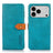 KHAZNEH Dual-color Cowhide Texture Flip Leather Phone Case