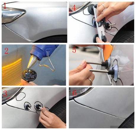 D4 Car Paintless Dent Dings Repair Bridge Puller Lifter Tools Kit, D4 - LYDARZ