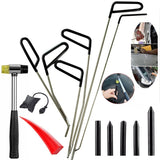 Kit de reparación de abolladuras sin pintura para coche Q1 14 en 1 con ganchos y varillas para eliminar granizo