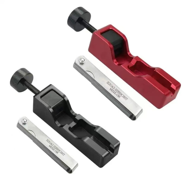 Herramienta universal para medir la distancia entre bujías de coche con calibre de espesores para bujías de 10 mm, 12 mm, 14 mm y 16 mm.