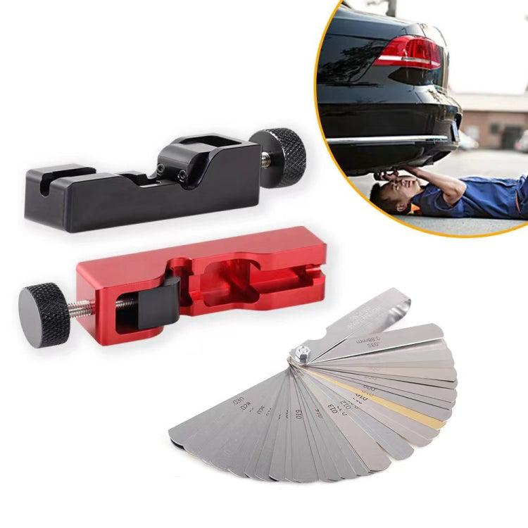 Herramienta universal para medir la distancia entre bujías de coche con calibre de espesores para bujías de 10 mm, 12 mm, 14 mm y 16 mm.