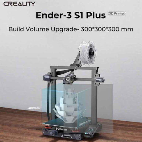 Creality Ender-3 S1 Plus 3D Printer – Full-Metal Dual-Gear, Larger Size