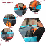 13 in 1 Car Door Open Tool Key Lock Out Emergency Tools Kit for Car Engine Compression Test Gauge