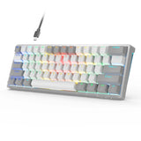 AULA F3261 Type-C Wired Hot Swappable 61 Keys RGB Mechanical Keyboard