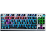 AULA F3001 Backlit 87 Keys Wired/Wireless/Bluetooth Three Model Mechanical Gaming Keyboard