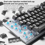 AULA F3001 Backlit 87 Keys Wired/Wireless/Bluetooth Three Model Mechanical Gaming Keyboard