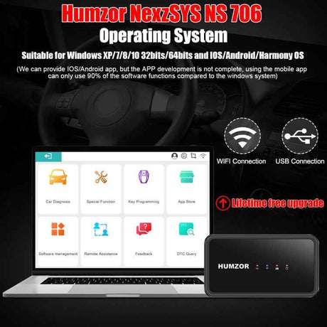 HUMZOR NexzSYS NS 706 Car Full System OBD 2 Scanner Diagnostic Tool, HUMZOR NexzSYS NS 706
