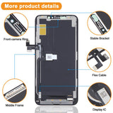 Soft OLED LCD Screen for iPhone X, XS, XS Max, 11 Pro, 11 Pro Max, 12 Pro Max - High-Quality Replacement