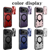CD Texture Sliding Camshield Magnetic Holder Phone Case