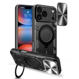 CD Texture Sliding Camshield Magnetic Holder Phone Case