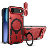 CD Texture Sliding Camshield Magnetic Holder Phone Case