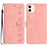 Seven Butterflies Embossed Leather Phone Case