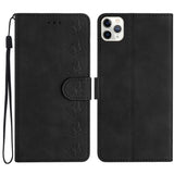 Seven Butterflies Embossed Leather Phone Case