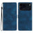 Flower Butterfly Embossing Pattern Leather Phone Case
