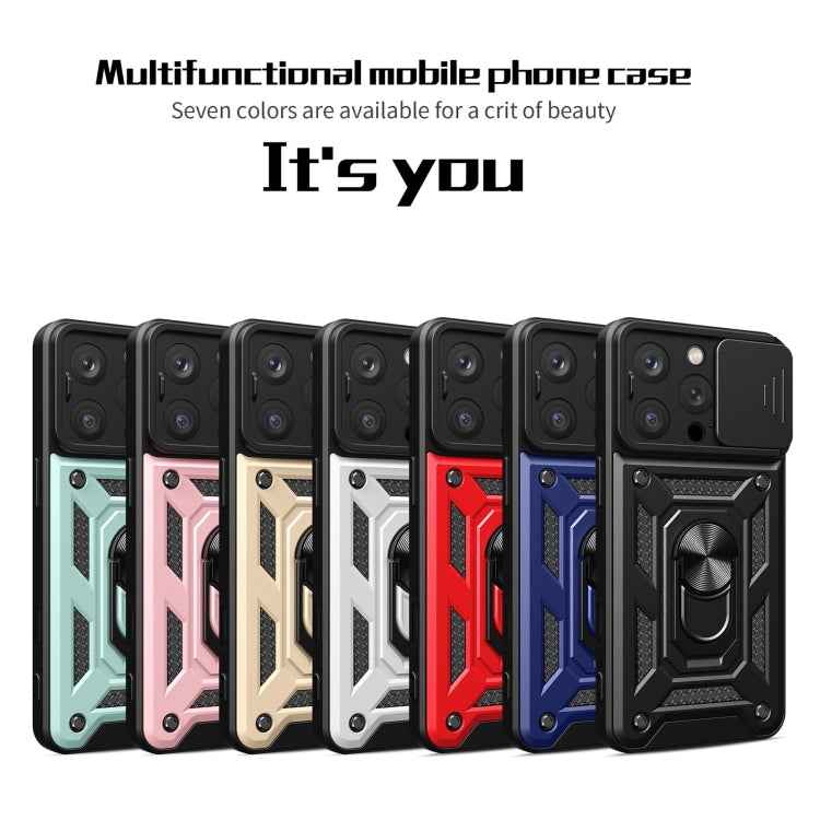 Sliding Camera Cover Design TPU+PC Phone Case