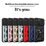 Sliding Camera Cover Design TPU+PC Phone Case
