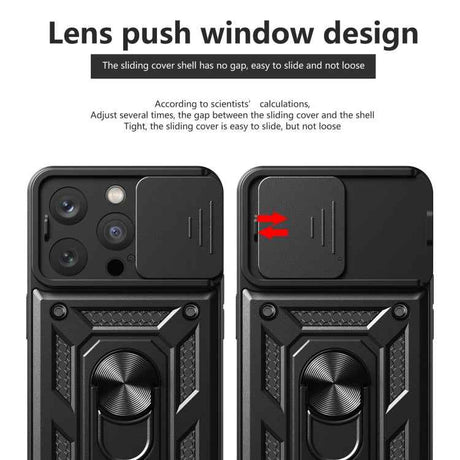 Sliding Camera Cover Design TPU+PC Phone Case