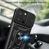 Sliding Camera Cover Design TPU+PC Phone Case