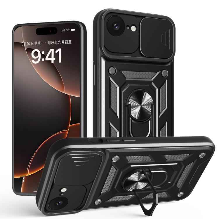 Sliding Camera Cover Design TPU+PC Phone Case