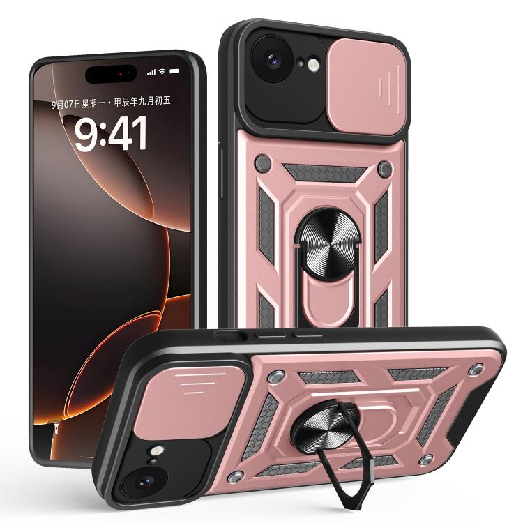 Sliding Camera Cover Design TPU+PC Phone Case
