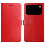 HT01 Y-shaped Pattern Flip Leather Phone Case