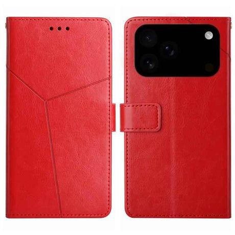 HT01 Y-shaped Pattern Flip Leather Phone Case