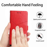 HT01 Y-shaped Pattern Flip Leather Phone Case