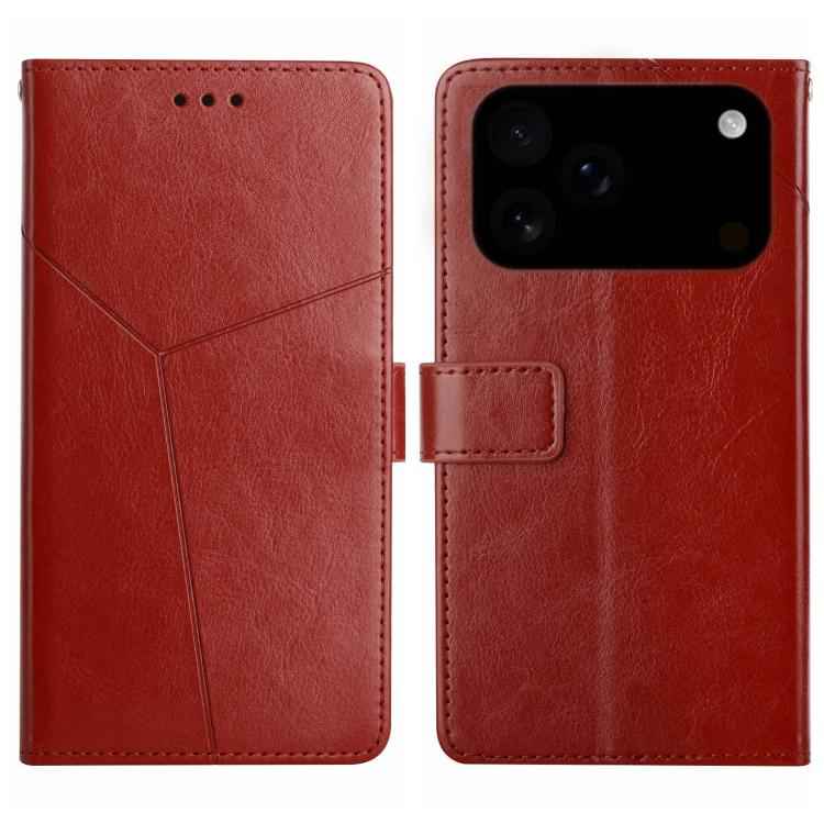 HT01 Y-shaped Pattern Flip Leather Phone Case