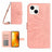 Skin Feel Sun Flower Embossed Flip Leather Phone Case with Lanyard