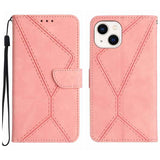 Stitching Embossed Leather Phone Case