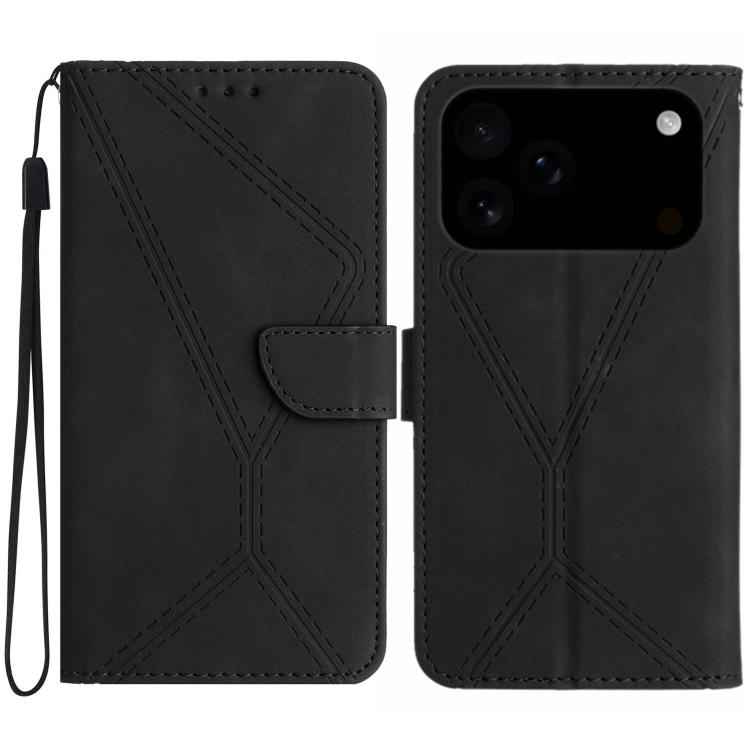 Stitching Embossed Leather Phone Case