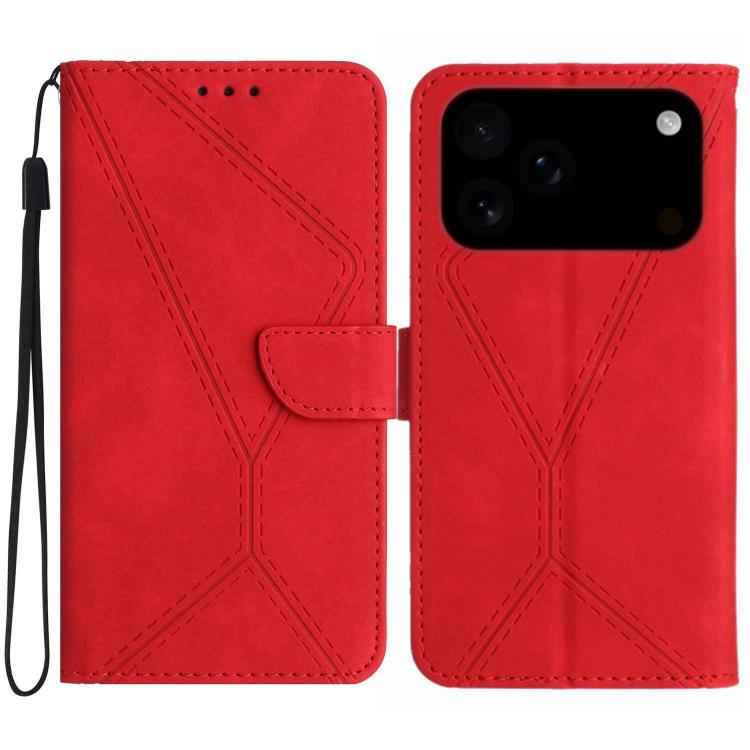 Stitching Embossed Leather Phone Case
